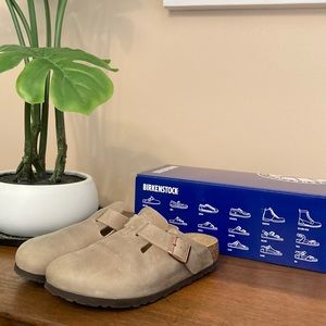 Birkenstock Boston Soft Footbed Tobacco Brown Narrow